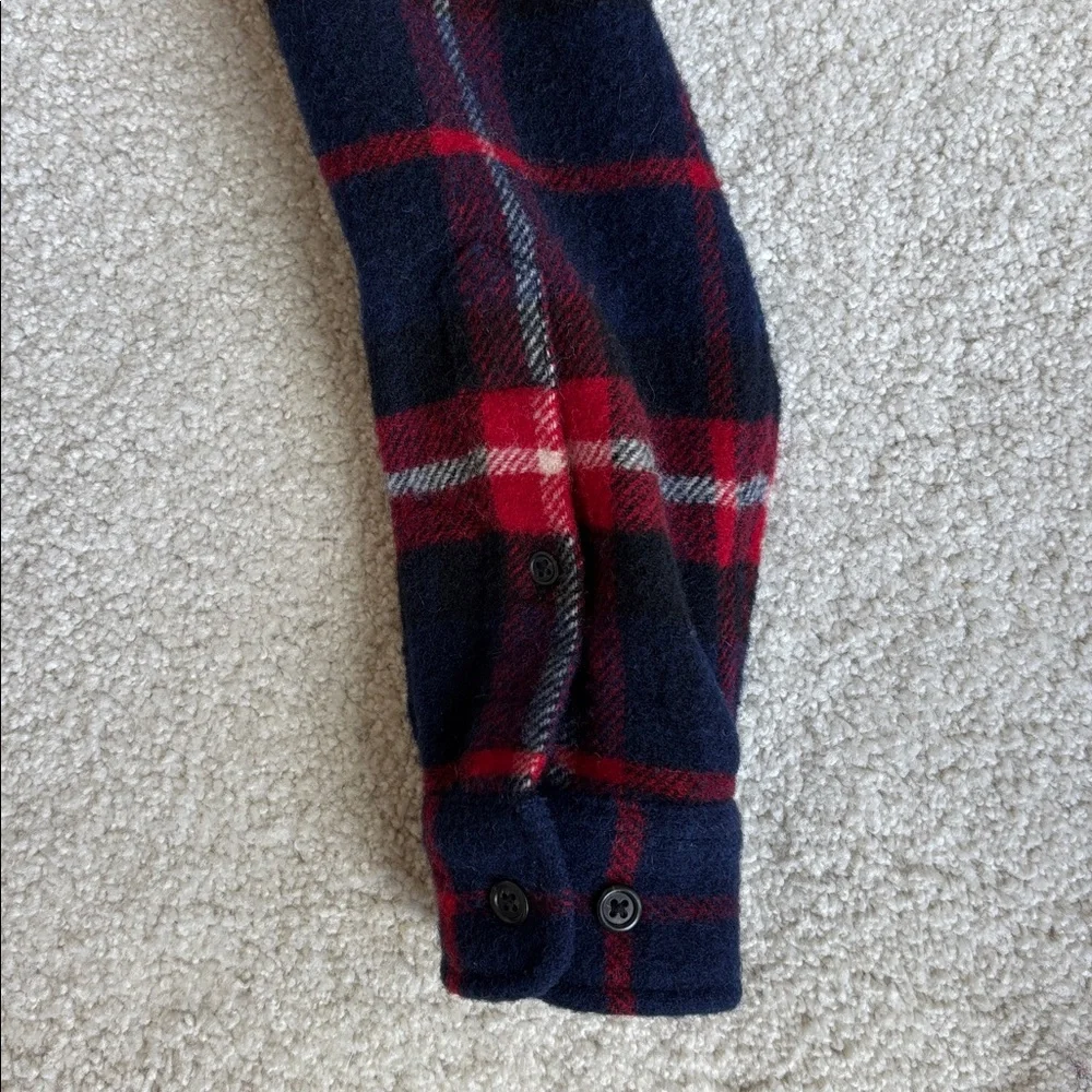 Ralph Lauren Navy & Red Plaid Zip-Front Jacket - Picture 5 of 12